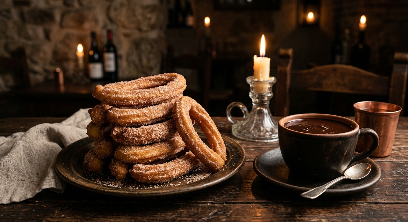 Churros con Chocolate