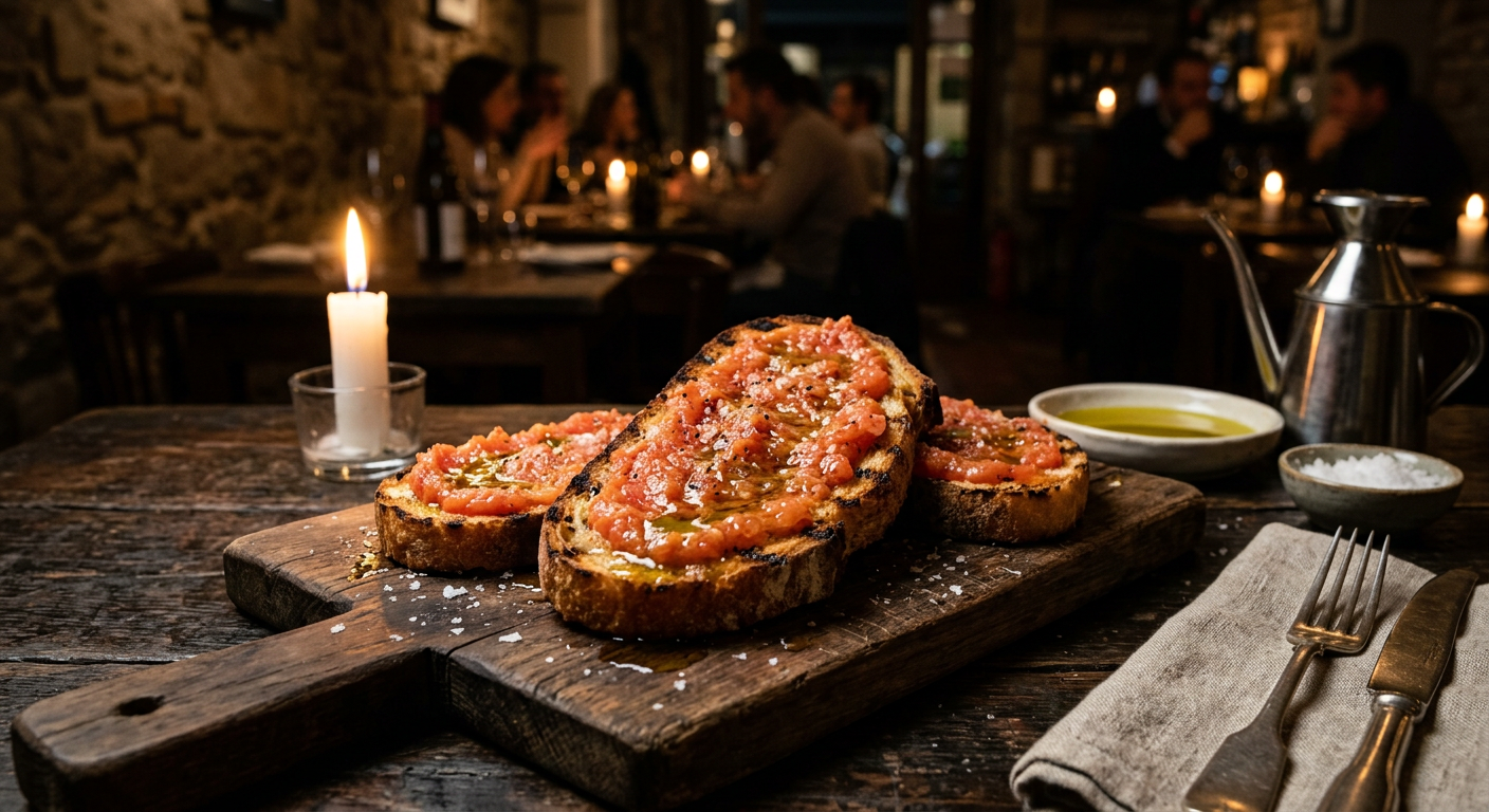Pan con Tomate